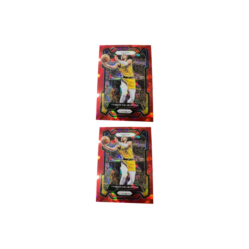 PANINI Halliburton Pacers Core Prizm Collection, Red Crush, Star Cards, Rare Cards Sports Cards 1 Pc-2