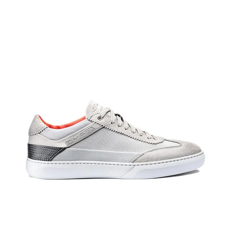 Santoni Skateboard Shoes Women's Low-Top Gray-1