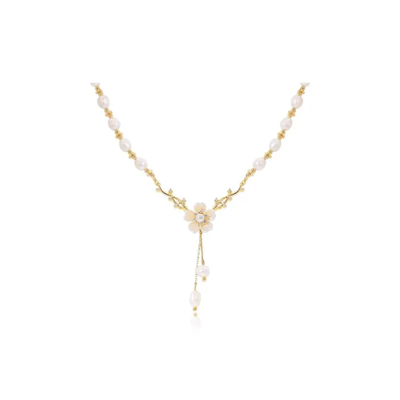ONEKISS Gold Plated Copper Necklaces Women's-0