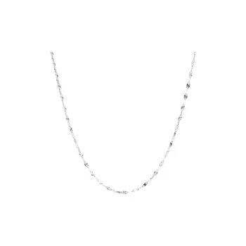 CUTE DAME S999 Sterling Silver Necklaces Women's Silver