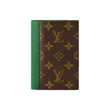 LOUIS VUITTON Passport Cover Colormania Green