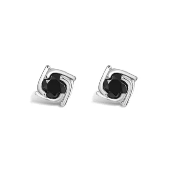 Inkopper 925 Silver Needles Stud Earrings Unisex