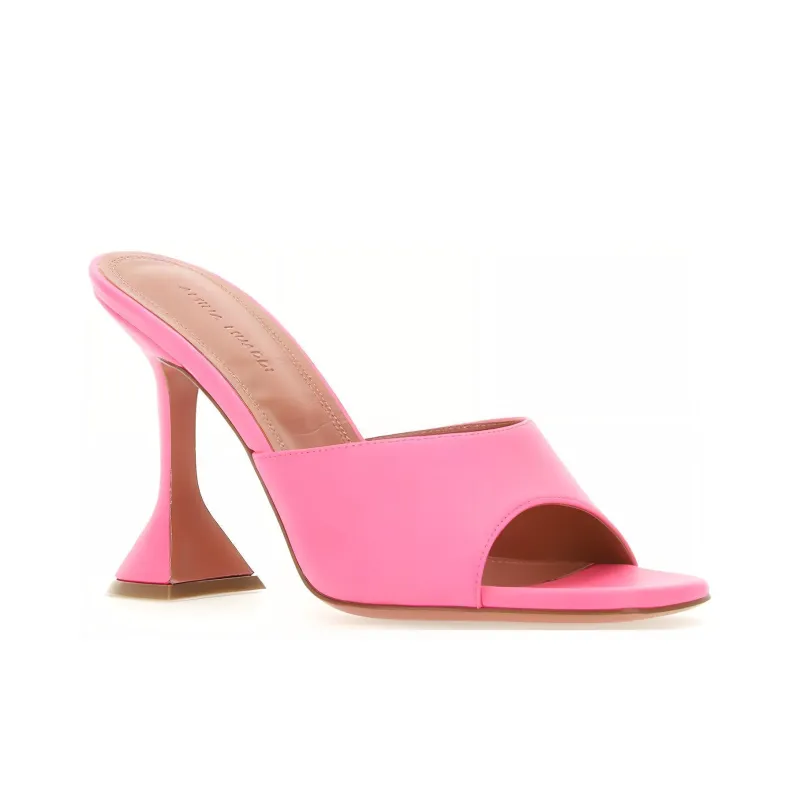 AMINA MUADDI Brigitte 100mm Leather Sandals-3