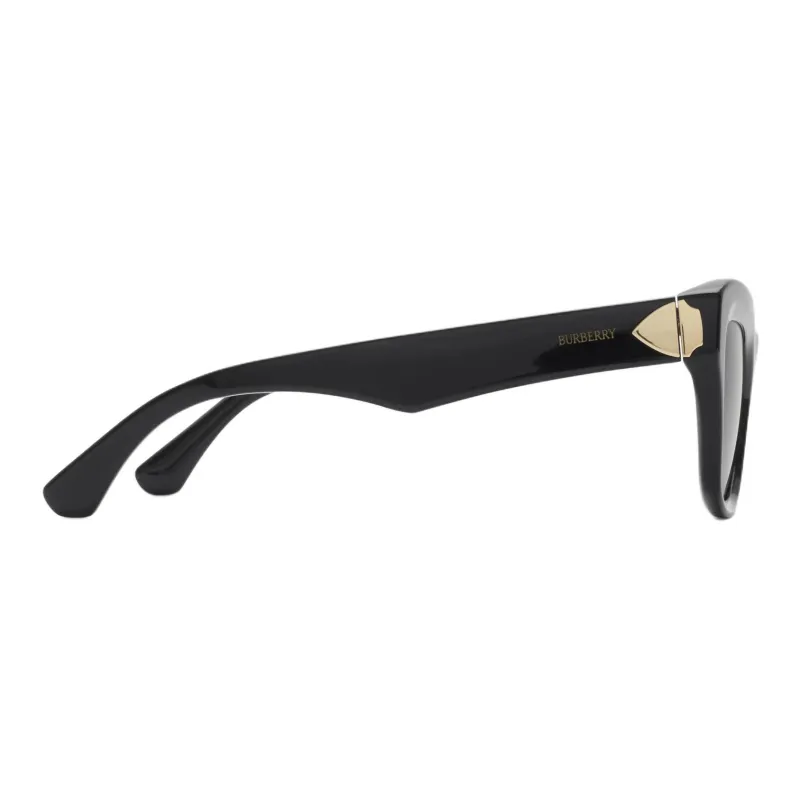 Burberry Acetate Metal Cat Eye Sunglasses Unisex Black-1