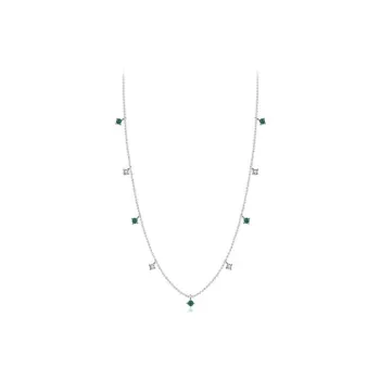 CARAT'S DIARY S925 Silver Collarbone Chain Necklace Women's
