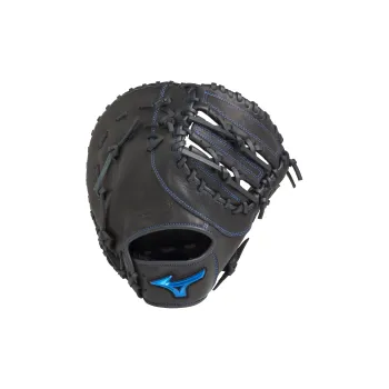 Mizuno Baseball Gloves Catcher's Glove Top Grain Cow Leather Kids' Black Blue