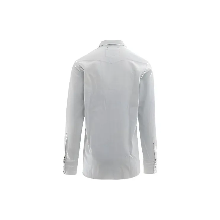 Golden Goose Deluxe Brand Logo Patch Buttoned Shirt-1