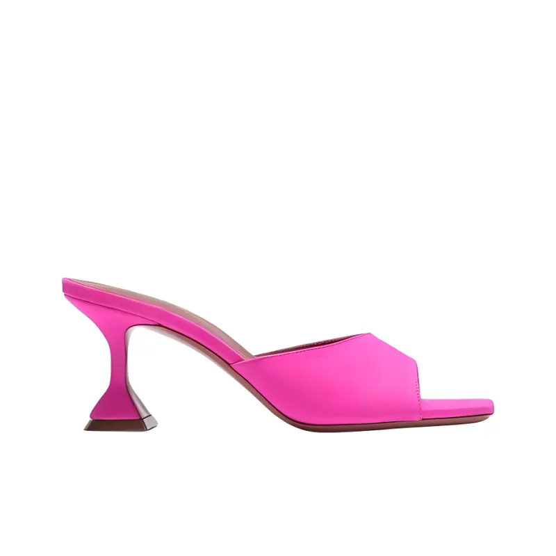 AMINA MUADDI Laura 95mm Leather Mules-1