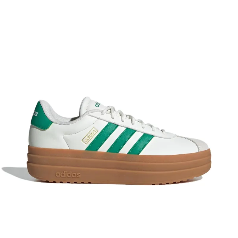 Adidas Vl Court Bold Core White Court Green Gold Metallic-1