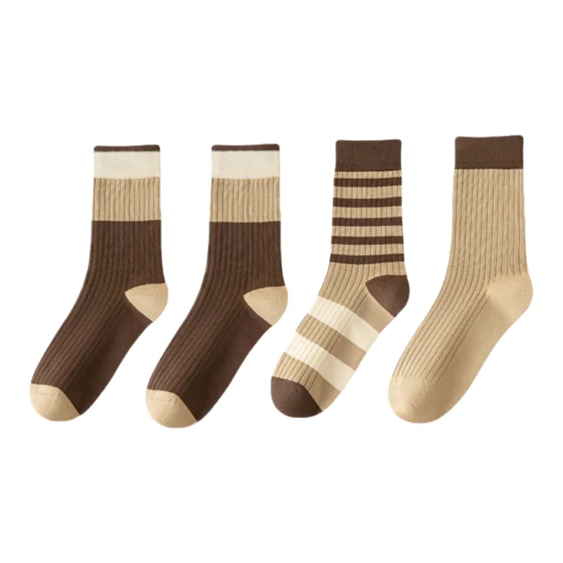 Yalu Mid Calf Socks Women's 4 Pack-1