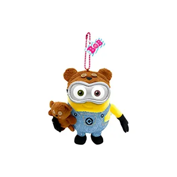 Universal Studios Beijing Bob The Minion Hug Bear Dolls Plush Pendant 17cm Height