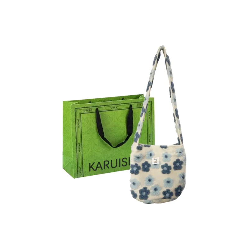 KARUISHA Woolen Crossbody Bag Regular Women's Multicolor-8
