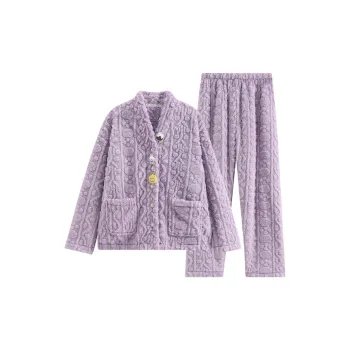 FENTENG Pajama Set Women's Lavender