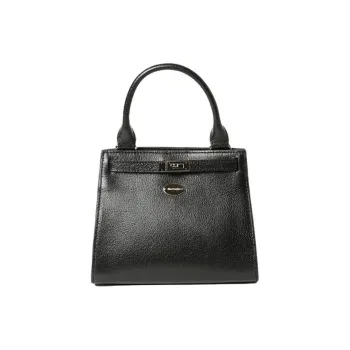 MAC DOUGLAS Cow Leather Handbag Mini Women's Black