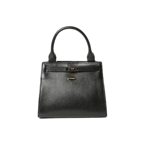MAC DOUGLAS Cow Leather Handbag Mini Women's Black