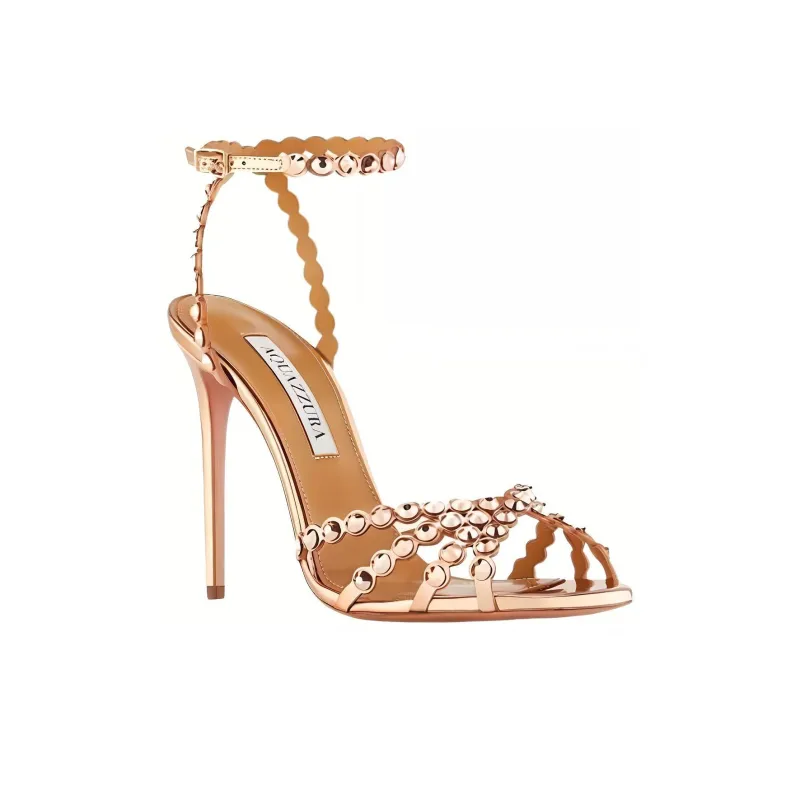 AQUAZZURA Tequila 110mm Crystal-embellished Sandals-2