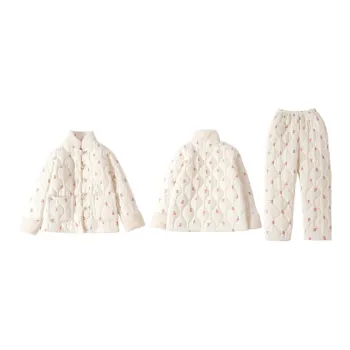 CAIHENGTONG Pajama Set Women's Pink Tulip
