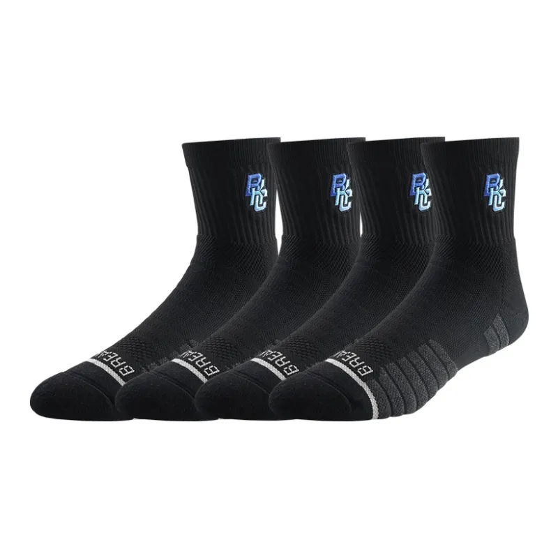 BKCXZICE Track & Field Socks Terry Sole Elite Socks Unisex 4 Pack-16
