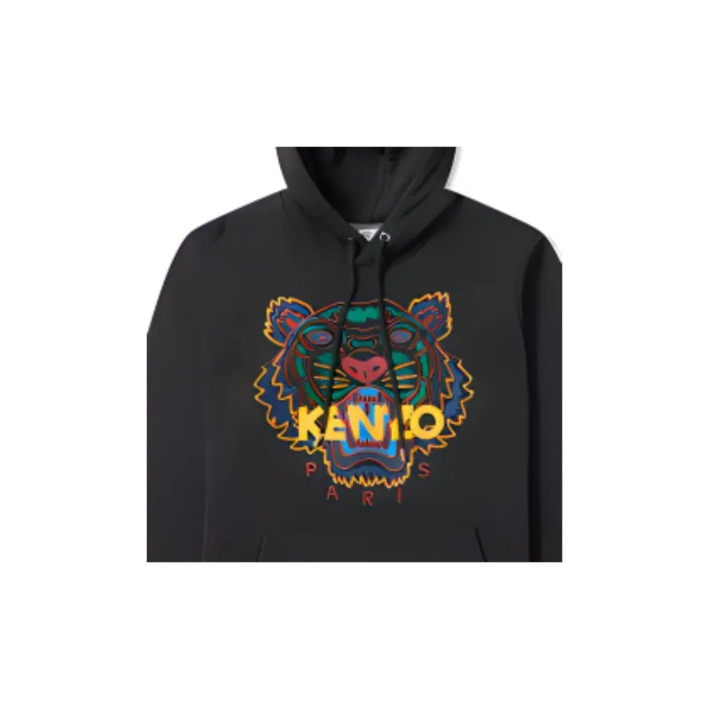 KENZO Tiger Logo Embroidered Hoodie-4