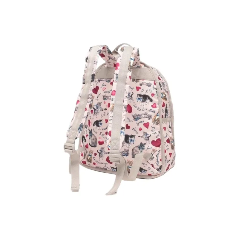 LeSportsac Polyester Backpack Women's Pink Multicolor-3