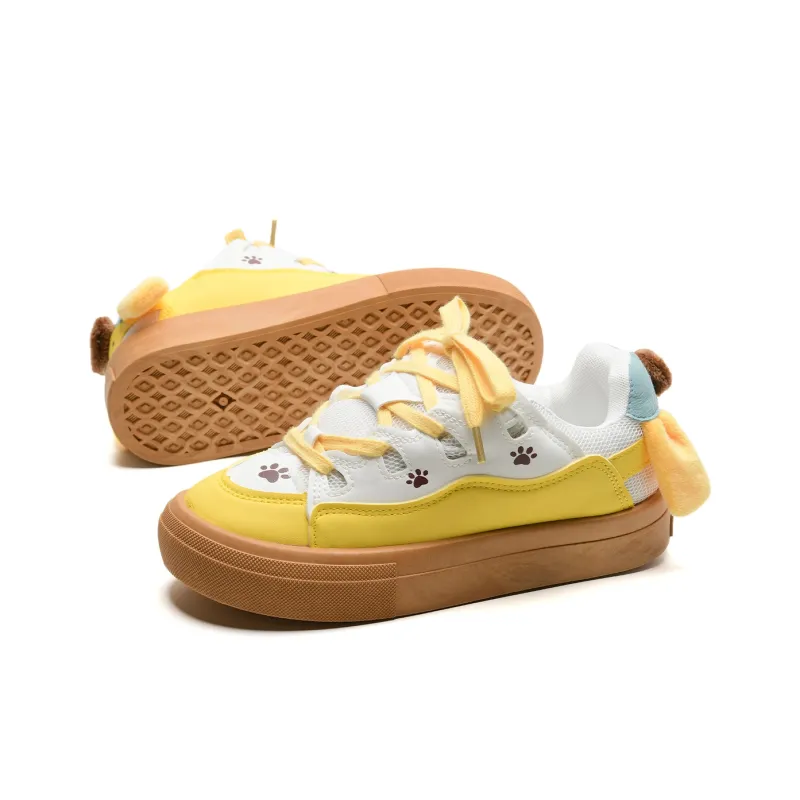 KAAVER OTTO Lightweight And Breathable Low-Top Versatile Girlish Heart Cute Skateboard Shoes Women's-25