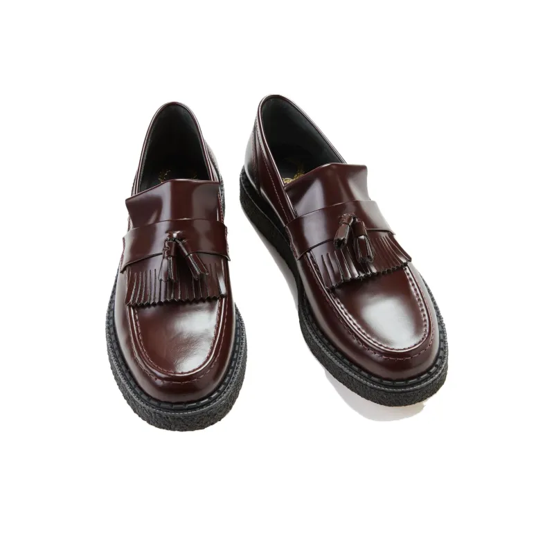 George Cox x FRED PERRY Loafers Men's Deep Red-1