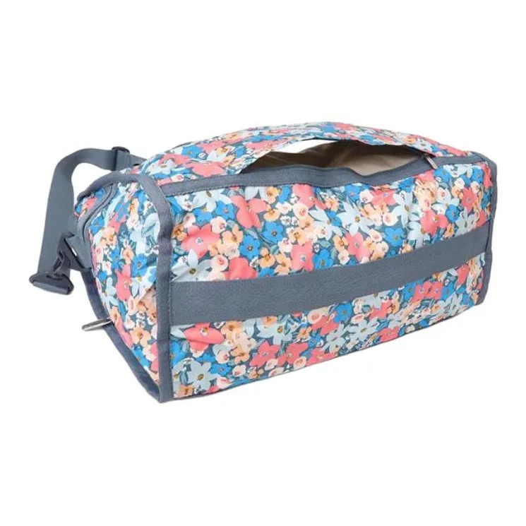 LeSportsac Nylon Boston Bag Shoulder Bag Crossbody Bag Handbag Women's Blue & Multicolor-3
