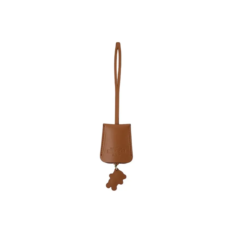 FION Cow Leather Bag Accessory Unisex Brown-2