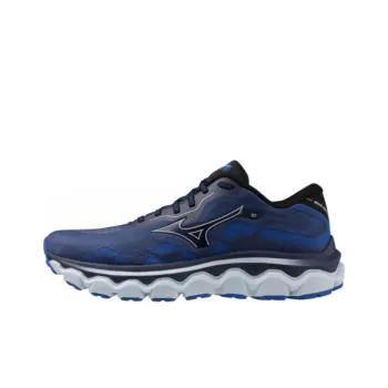 Mizuno Wave Horizon 7 Anti-Slip Wear-Resistant Low-Top Casual Running Shoes Men's Blue