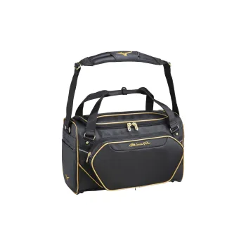 Mizuno Synthetic Leather Travel Bag Unisex Gray