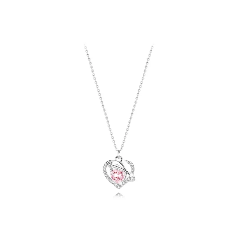 Muyan Alloy Peach Galaxy Necklace Unisex-5