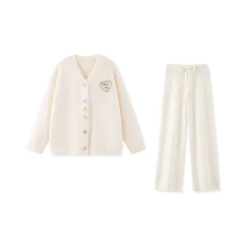 Beast's Secret Pajama Set Women's Ecru