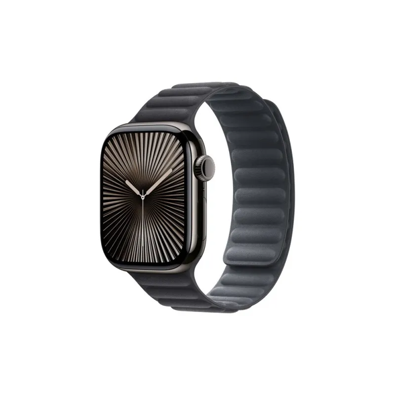 CHUANGYIDA Apple Compatibility Watch Band 145~208mm Artificial Leather Material-1