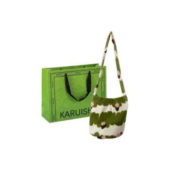 KARUISHA Woolen Crossbody Bag Regular Women's Multicolor