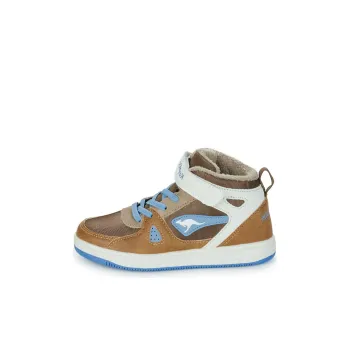 KangaROOS Anti Slip Wear Resistant Kids' Skateboarding Shoes Brown/Blue/White Kids'