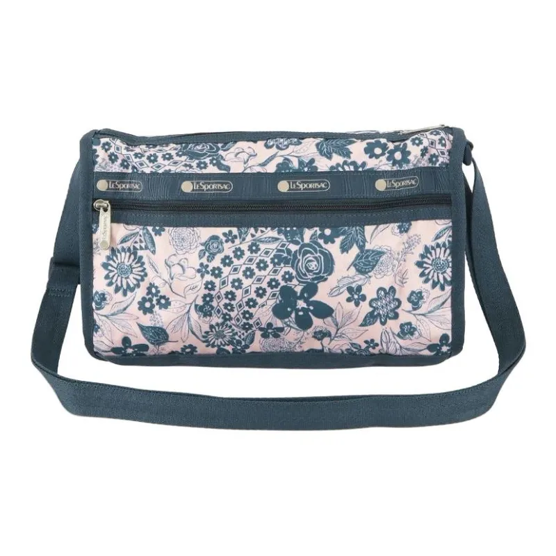 LeSportsac Polyester Crossbody Bag Shoulder Bag Women's Pink & Blue-2