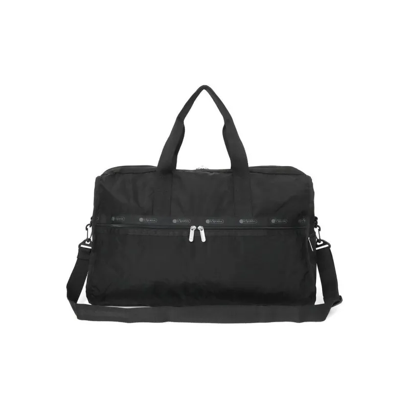 LeSportsac Polyester Boston Bag Handbag Shoulder Bag Crossbody Bag Travel Bag Women's Black-2