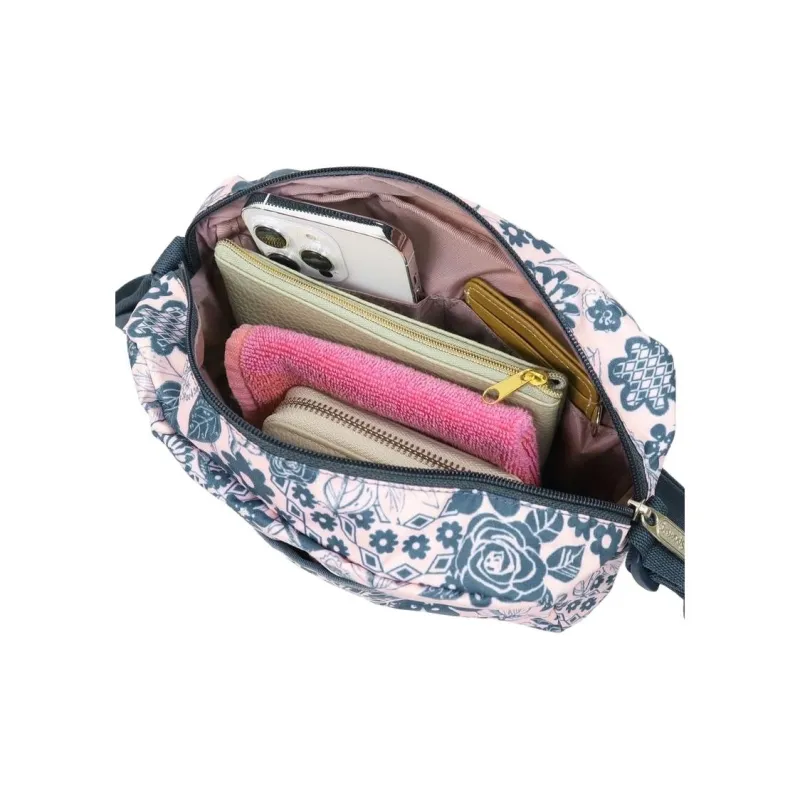 LeSportsac Polyester Shoulder Bag Crossbody Bag Mini Women's Pink & Blue-4