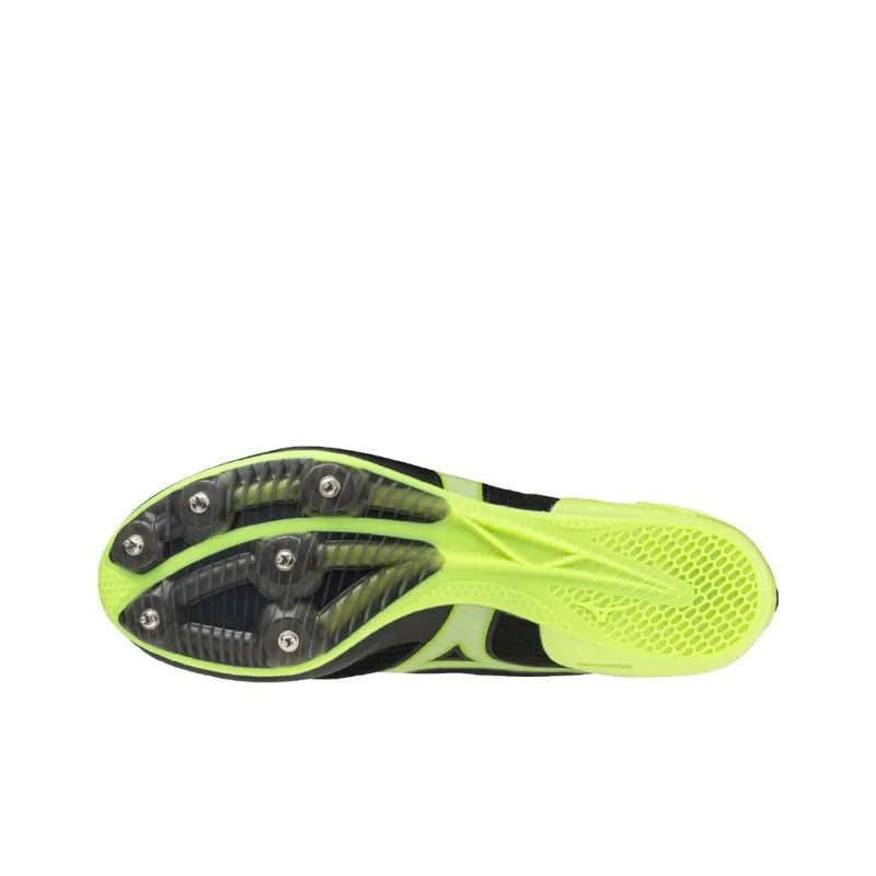 LASER x Mizuno Anti Slip Wear Resistant Low Top Training Shoes Women's Black Green-3