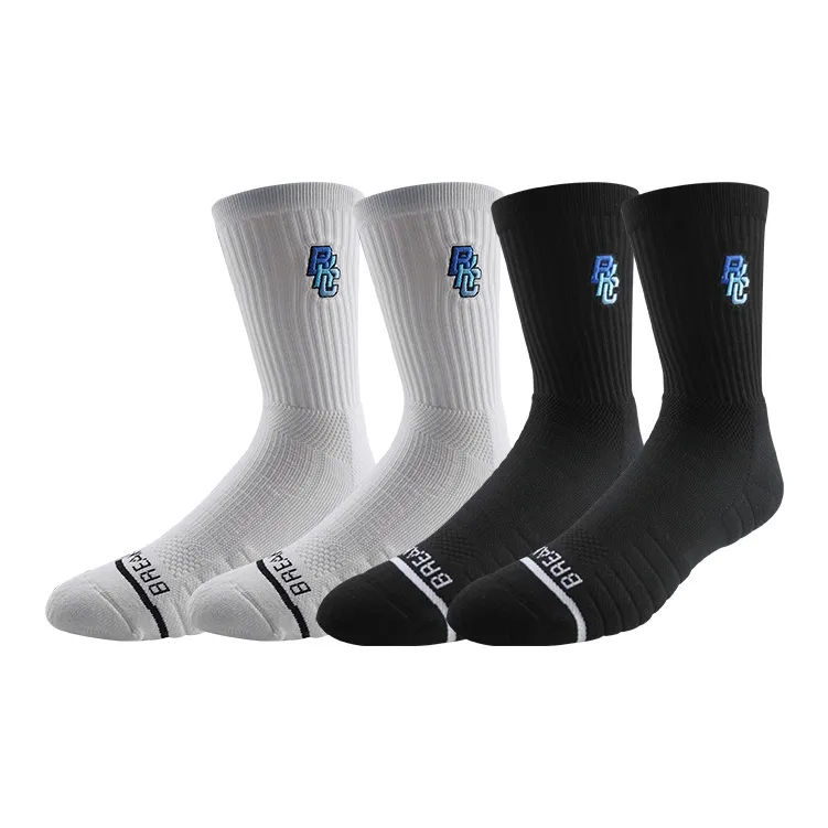 BKCXZICE Track & Field Socks Terry Sole Elite Socks Unisex 4 Pack-23