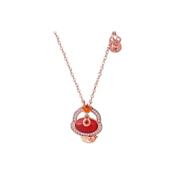 ZHONGLING Agate Necklaces Women's