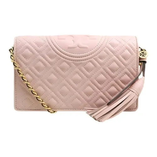 TORY BURCH Fleming Leather Chain Bag Shoulder Bag Crossbody Bag Women's Pink