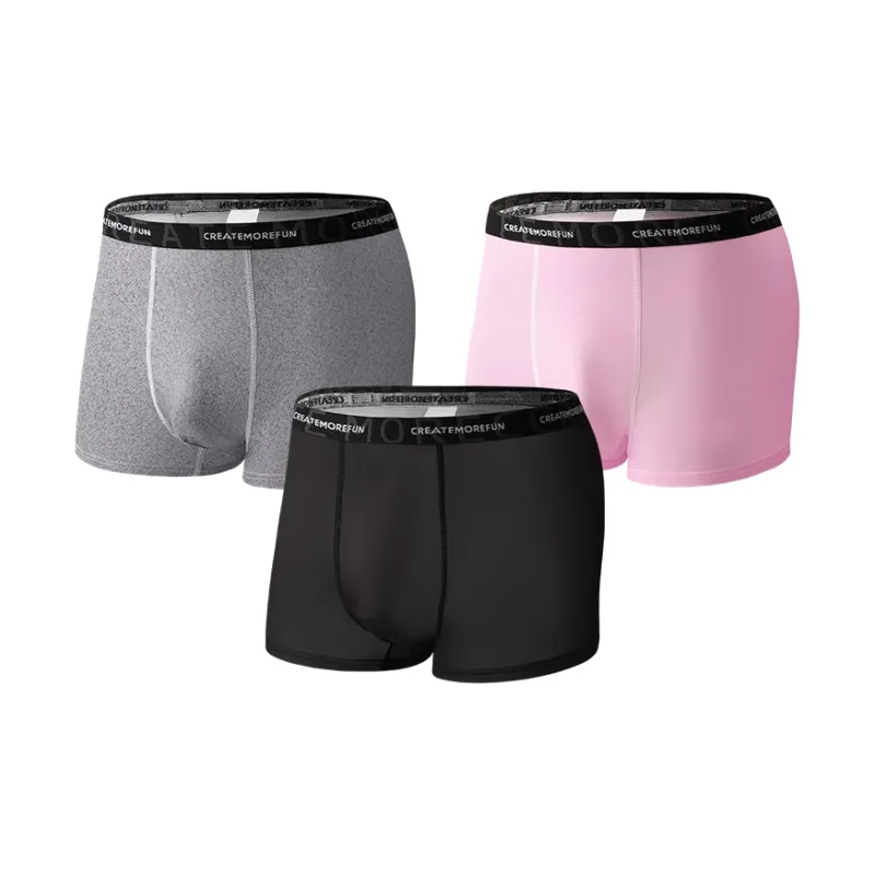 Qiao Ni Tong Underpants Men's 3 Pack-4
