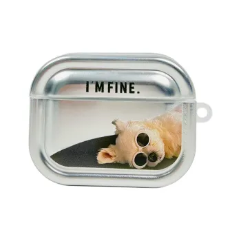 Sopi Apple AirPods 4/2/3/4th Generation/AirPods Pro/Pro 2nd Generation TPU Lying Dog In Sunglasses Headphone Cases