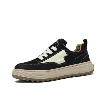 Devanro Height Increasing Wear Resistant Lightweight Breathable Slip Resistant Low Top Skateboard Shoes Men's