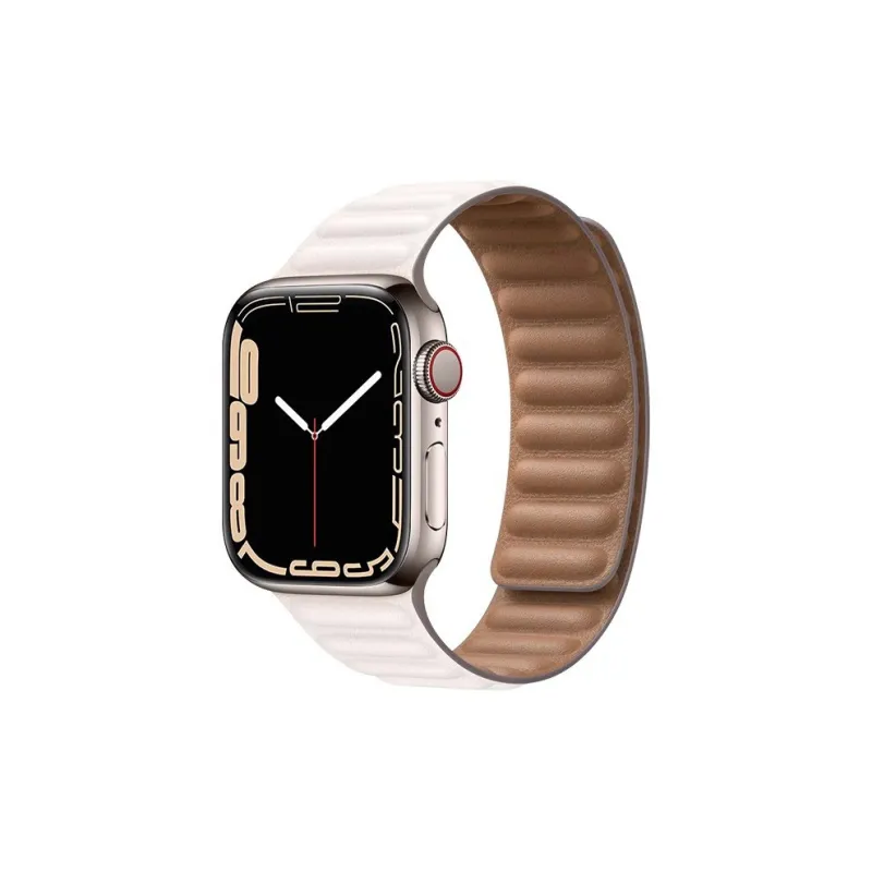 CHUANGYIDA Apple Compatibility Watch Band 145~208mm Artificial Leather Material-8