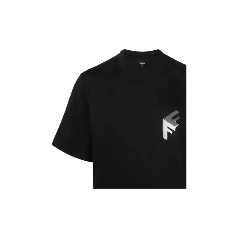 FENDI T Shirts Men Black-4