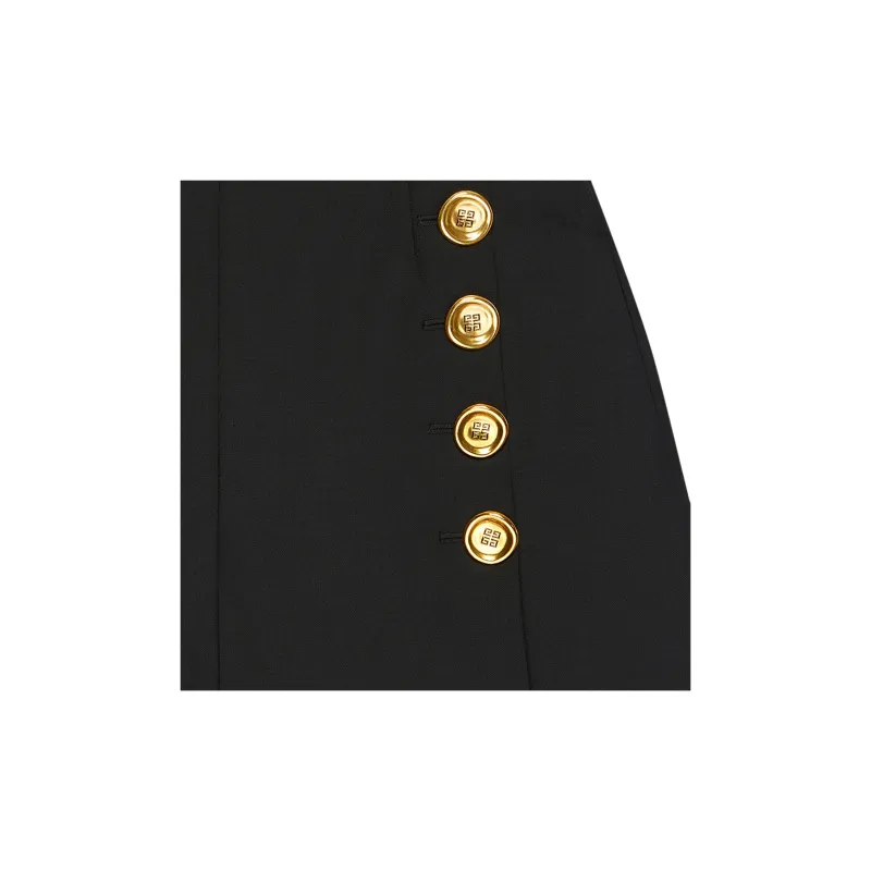 Givenchy Buttons Detailed Shorts-3