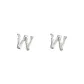 Letter W 1 Pair Eh-2780.ebW