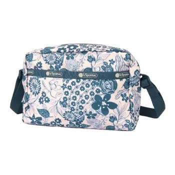 LeSportsac Polyester Shoulder Bag Crossbody Bag Mini Women's Pink & Blue